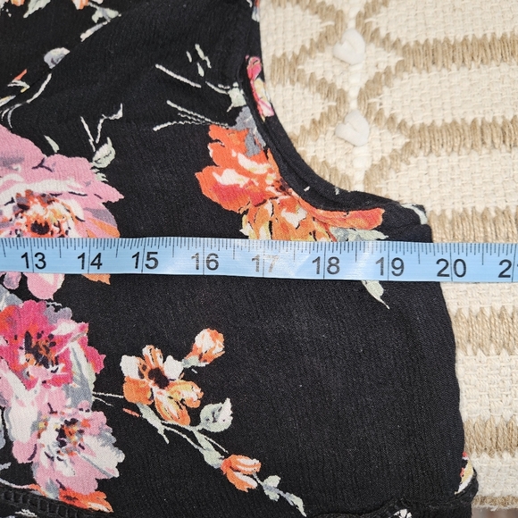 Bila Dress Womens Medium Gauzy Babydoll Floral Sleeveless Rayon Flowy Flattering - Picture 12 of 14